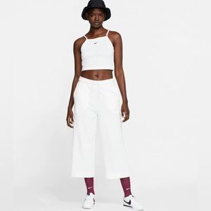 Nike Womens Sportswear Jersey Capri white Size S Womens CJ3748-100